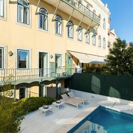 Daire Magnificent In The Heart Of Principe Real Lisboa